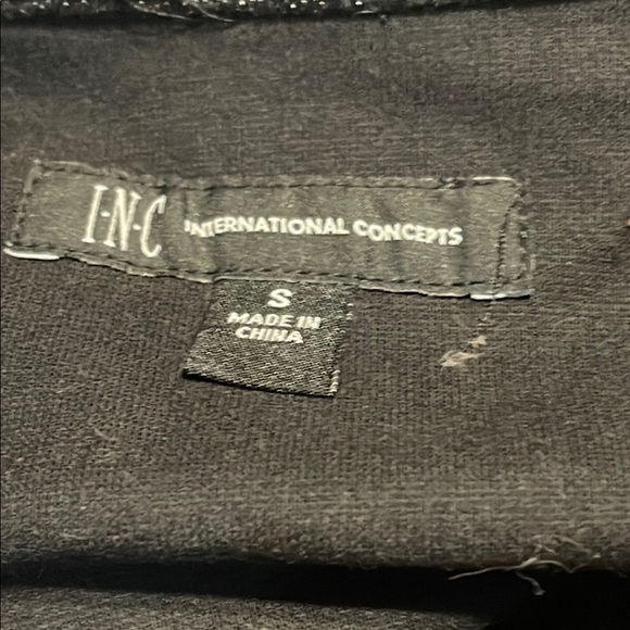 INC International Concepts Black Casual Button Down Shirt - Picture 7 of 10